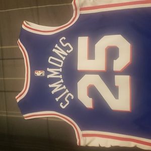 Sixers Jersey 25 Ben Simmons